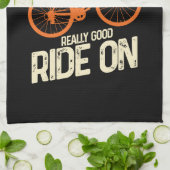 循環-生命は実際によい乗車ついています キッチンタオル (折り畳み)