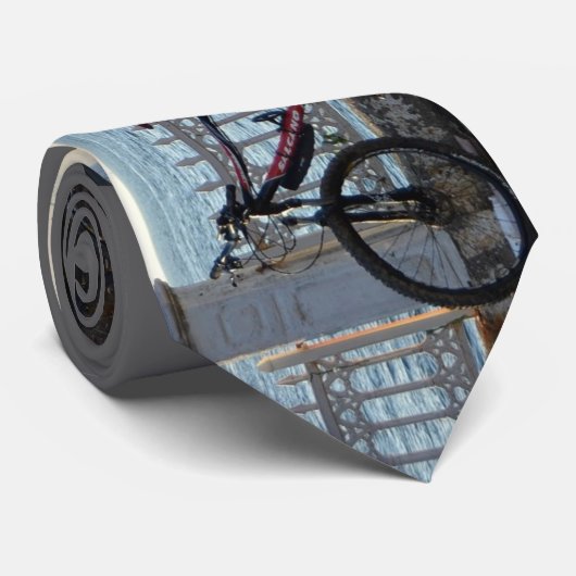 循環-自転車の写真撮影 ネクタイ (ロール)