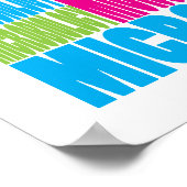 微カラフル生物 ポスター (角)