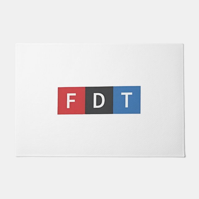 微妙なアンチトランプFDTアンチ – マガ民主党 ドアマット (正面)