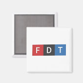 微妙なアンチトランプFDTアンチ – マガ民主党 マグネット (正面/裏面)