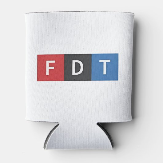 微妙なアンチトランプFDTアンチ – マガ民主党 缶クーラー (正面)