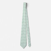微妙なエレガントミントパターンでネクタイ ネクタイ (正面)