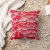 微妙なジオメトリ赤 クッション (ブランケット)