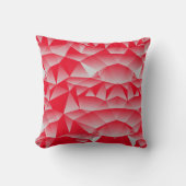 微妙なジオメトリ赤 クッション (正面)