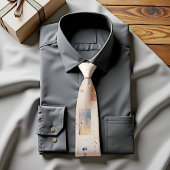 微妙なスペクトル抽象芸術アートタイ ネクタイ