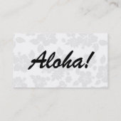微妙なハワイアン 名刺 (裏面)