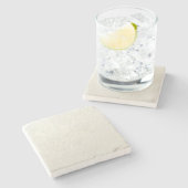 微妙なバラ ストーンコースター (横)