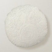 微妙なバラ ラウンドクッション (裏面)