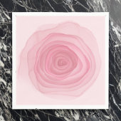 微妙なピンク絵を描の辛いピンク酸バラ スタンダードカクテルナプキン