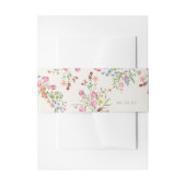 微妙なフローラ春の結婚式 招待状ベリーバンド (正面例)