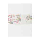 微妙なフローラ春の結婚式 招待状ベリーバンド (裏面例)