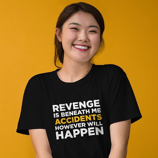 微妙なヴェンデッタティー：事故が起こる Tシャツ