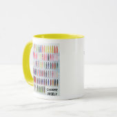 微妙な一線魚釣りのティーwの写真は魅惑します マグカップ (正面左)