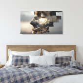 微妙な出現 キャンバスプリント (インサイチュ (寝室))