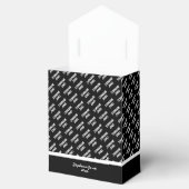 微妙な年齢あなたの名前の文字パターン – 黒/白 フェイバーボックス (オープン)