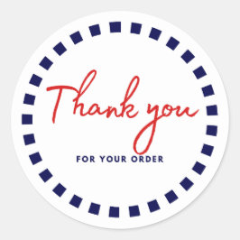 微妙な感謝の円ありがとうラベル ラウンドシール