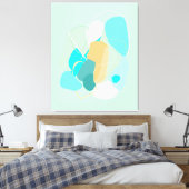 微妙な抽象芸術合成ストレッチキャンバス印刷 キャンバスプリント (インサイチュ (寝室))