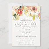 微妙な桃色水色フローラ工房イベント 招待状 (正面)