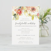 微妙な桃色水色フローラ工房イベント 招待状 (スタンド正面)