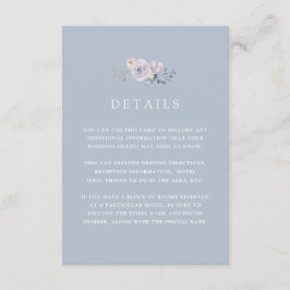 微妙な水色のバラ |ライトブルーゲスト詳細 エンクロージャーカード