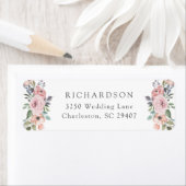 微妙な水色のバラ |ロマン結婚ティック ラベル (インサイチュ)