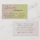 微妙な渦巻 名刺 (正面/裏面)