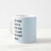 微妙な皮肉な侮辱 コーヒーマグカップ (正面左)