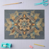 微妙な色のマンダラの分離 薄葉紙 (クラフト)