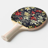 微妙な色のワイルドハニーサックルプリント 卓球ラケット (正面アングル)
