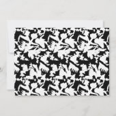 微妙な質感と可能性のある部分を持つ白い袖 サンキューカード (正面)