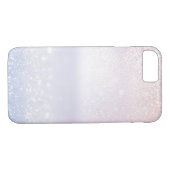 微妙な赤面と薄紫グリッターのエレガント《写真》ぼけ味 Case-Mate iPhoneケース (裏面(横))