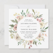 微妙な開花 |スクエア結婚ズ 招待状 (正面)