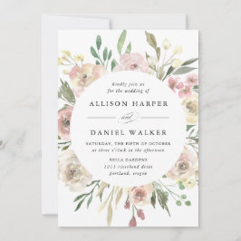 微妙な開花 | 結婚s 招待状