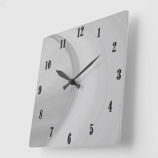 微妙な スクエア壁時計 (傾斜)