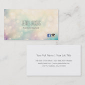 微妙な《写真》ぼけ味の名刺のデザイン 名刺 (正面/裏面)