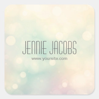 微妙な《写真》ぼけ味シール スクエアシール