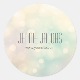 微妙な《写真》ぼけ味シール ラウンドシール