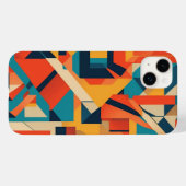 微妙コンテンポラリーで混ぜ合わはっきりしたせた模様 Case-Mate iPhoneケース (裏面 (横))