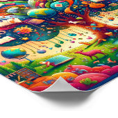 微妙疑問に思な:学の木のポスター子供へ ポスター (角)