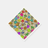 微小おもしろい実験生物 スタンダードカクテルナプキン (角)