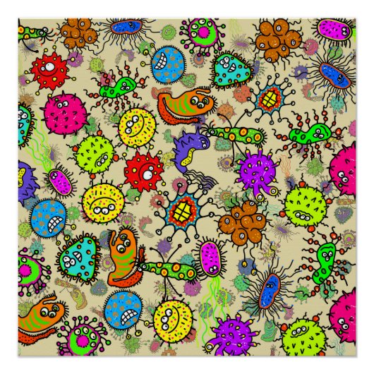 微小おもしろい実験生物 ポスター (正面)