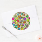 微小おもしろい実験生物 ラウンドシール (封筒)