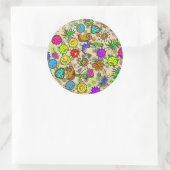 微小おもしろい実験生物 ラウンドシール (バッグ)