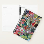 微生物万華鏡のように千変万化するパターン:コロニーの色 プランナー手帳 (ディスプレー)