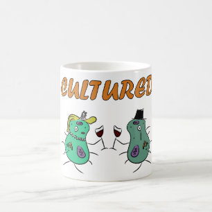微生物学の"培養された"マグ コーヒーマグカップ