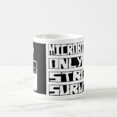 微生物学は生き延びます コーヒーマグカップ (中央)