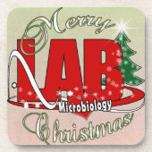 微生物学クリスマス医学研究所 コースター (正面)
