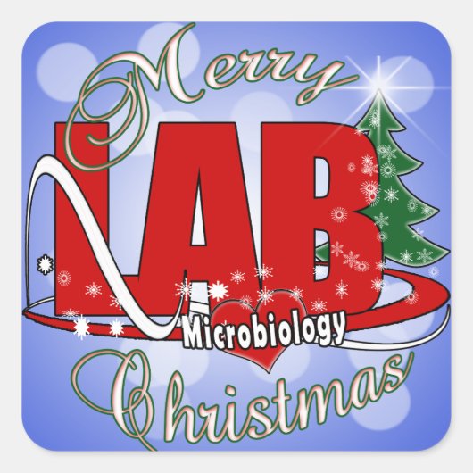 微生物学クリスマス医学研究所 スクエアシール (正面)