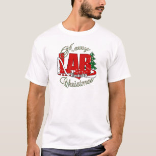 微生物学クリスマス医学研究所 Tシャツ